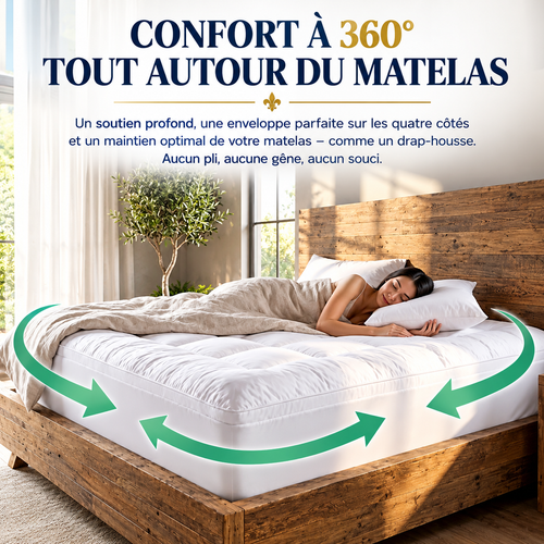 Surmatelas Premium Extra Épais — Piqué & Respirant